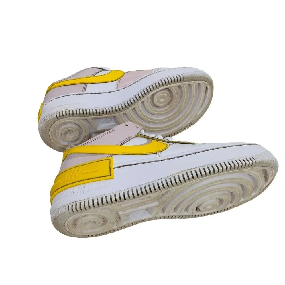 Nike Women's Size 6 Air‎ Force 1 Shadow Sunshine 2020 CJ1641-102 Sneakers Shoes